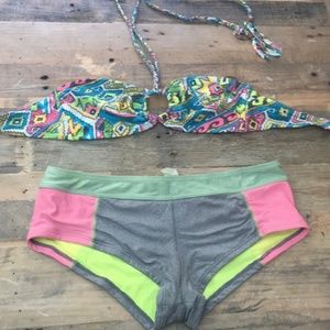 Gianni Bini color block bikini